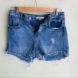 PACSUN Distressed Mom Jean Shorts Size 27